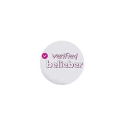 Verified Belieber 1  Mini Buttons by Valentinaart