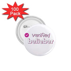 Verified Belieber 1 75  Buttons (100 Pack)  by Valentinaart