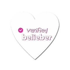 Verified Belieber Heart Magnet by Valentinaart