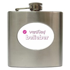 Verified Belieber Hip Flask (6 Oz) by Valentinaart