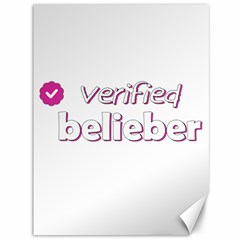 Verified Belieber Canvas 36  X 48   by Valentinaart