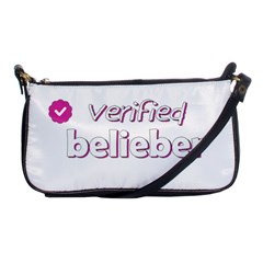 Verified Belieber Shoulder Clutch Bags by Valentinaart