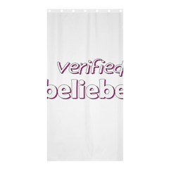 Verified Belieber Shower Curtain 36  X 72  (stall)  by Valentinaart