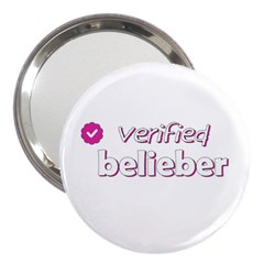 Verified Belieber 3  Handbag Mirrors by Valentinaart