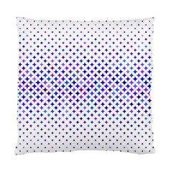 Star Curved Background Geometric Standard Cushion Case (one Side) by BangZart