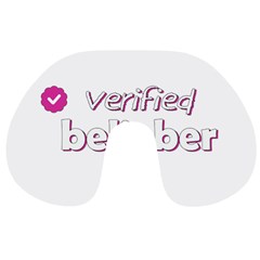 Verified Belieber Travel Neck Pillows by Valentinaart