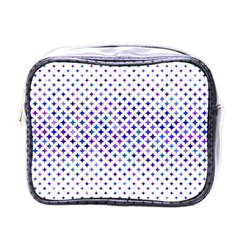 Star Curved Background Geometric Mini Toiletries Bags by BangZart