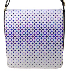 Star Curved Background Geometric Flap Messenger Bag (s) by BangZart