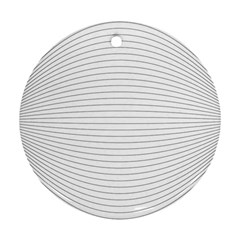 Pattern Background Monochrome Ornament (round) by BangZart