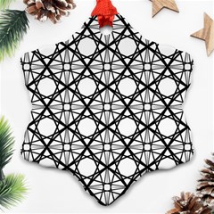 Line Stripe Curves Curved Seamless Ornament (snowflake) by BangZart