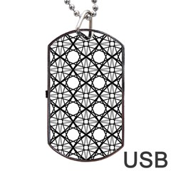 Line Stripe Curves Curved Seamless Dog Tag Usb Flash (two Sides) by BangZart