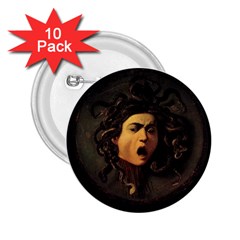 Medusa 2 25  Buttons (10 Pack)  by Valentinaart