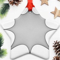 Star Grid Curved Curved Star Woven Star Ornament (two Sides)