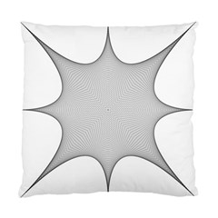 Star Grid Curved Curved Star Woven Standard Cushion Case (two Sides) by BangZart