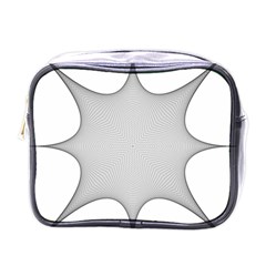 Star Grid Curved Curved Star Woven Mini Toiletries Bags by BangZart