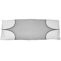 Star Grid Curved Curved Star Woven Body Pillow Case (dakimakura) by BangZart