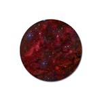 Abstract Fantasy Color Colorful Magnet 3  (Round) Front