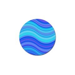 Blue Background Water Design Wave Golf Ball Marker by BangZart