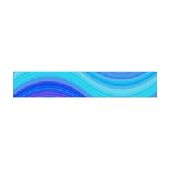 Blue Background Water Design Wave Flano Scarf (mini) by BangZart