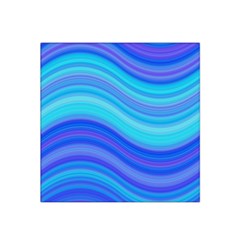 Blue Background Water Design Wave Satin Bandana Scarf by BangZart