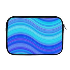 Blue Background Water Design Wave Apple Macbook Pro 17  Zipper Case by BangZart