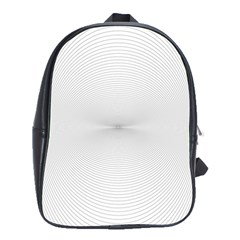 Background Line Motion Curve School Bag (large) by BangZart