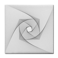 Rotation Rotated Spiral Swirl Tile Coasters