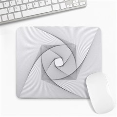 Rotation Rotated Spiral Swirl Large Mousepads