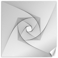 Rotation Rotated Spiral Swirl Canvas 20  X 20   by BangZart