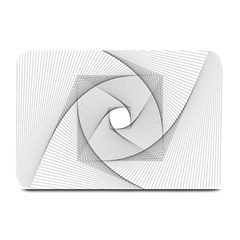 Rotation Rotated Spiral Swirl Plate Mats by BangZart