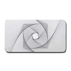 Rotation Rotated Spiral Swirl Medium Bar Mats by BangZart