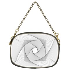 Rotation Rotated Spiral Swirl Chain Purses (Two Sides) 