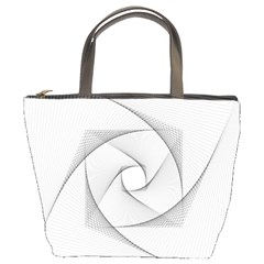 Rotation Rotated Spiral Swirl Bucket Bags by BangZart