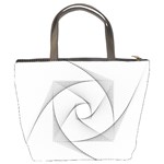 Rotation Rotated Spiral Swirl Bucket Bags Back