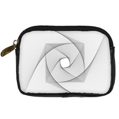 Rotation Rotated Spiral Swirl Digital Camera Cases