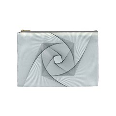 Rotation Rotated Spiral Swirl Cosmetic Bag (Medium) 