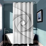 Rotation Rotated Spiral Swirl Shower Curtain 36  x 72  (Stall)  Curtain(36 X72 ) - 33.26 x66.24  Curtain(36 X72 )