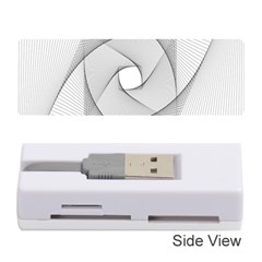 Rotation Rotated Spiral Swirl Memory Card Reader (Stick) 