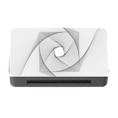 Rotation Rotated Spiral Swirl Memory Card Reader with CF