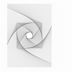 Rotation Rotated Spiral Swirl Large Garden Flag (Two Sides)