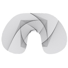 Rotation Rotated Spiral Swirl Travel Neck Pillows