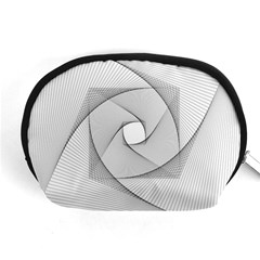 Rotation Rotated Spiral Swirl Accessory Pouches (Medium) 