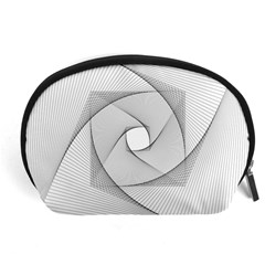 Rotation Rotated Spiral Swirl Accessory Pouches (Large) 