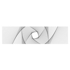 Rotation Rotated Spiral Swirl Satin Scarf (Oblong)