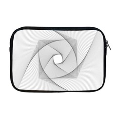 Rotation Rotated Spiral Swirl Apple Macbook Pro 17  Zipper Case by BangZart