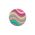 Wave Background Happy Design Golf Ball Marker (10 pack) Front