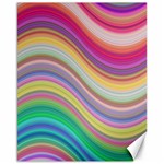 Wave Background Happy Design Canvas 16  x 20   15.75 x19.29  Canvas - 1