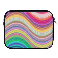 Wave Background Happy Design Apple Ipad 2/3/4 Zipper Cases by BangZart