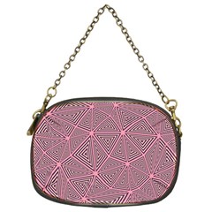 Triangle Background Abstract Chain Purses (two Sides)  by BangZart