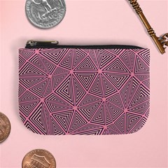 Triangle Background Abstract Mini Coin Purses by BangZart